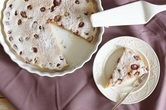 Clafoutis met druiven