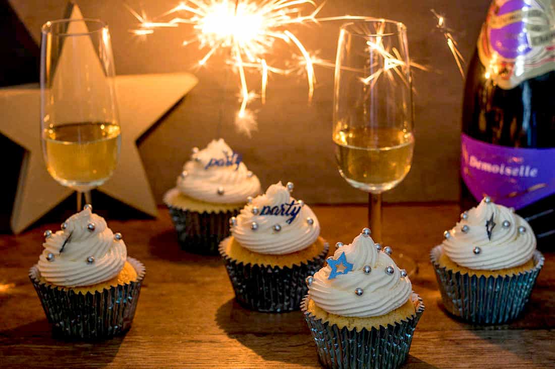 Champagne cupcakes