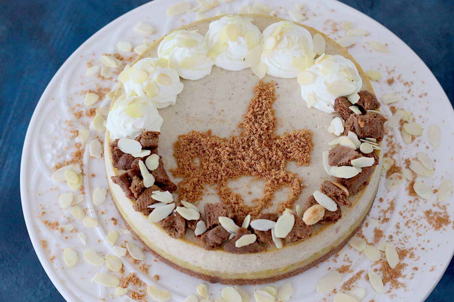 Gevulde speculaas cheesecake